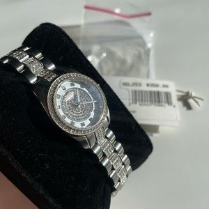Bulova Women's Swarovski Crystal Stainless Steel Quartz Watch